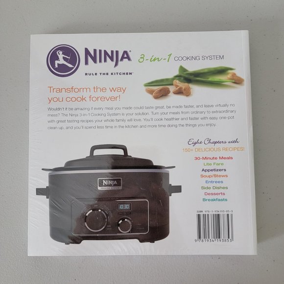 Ninja Cookbook Cooking Easier, Healthier & Better NEW - Picture 2 of 5